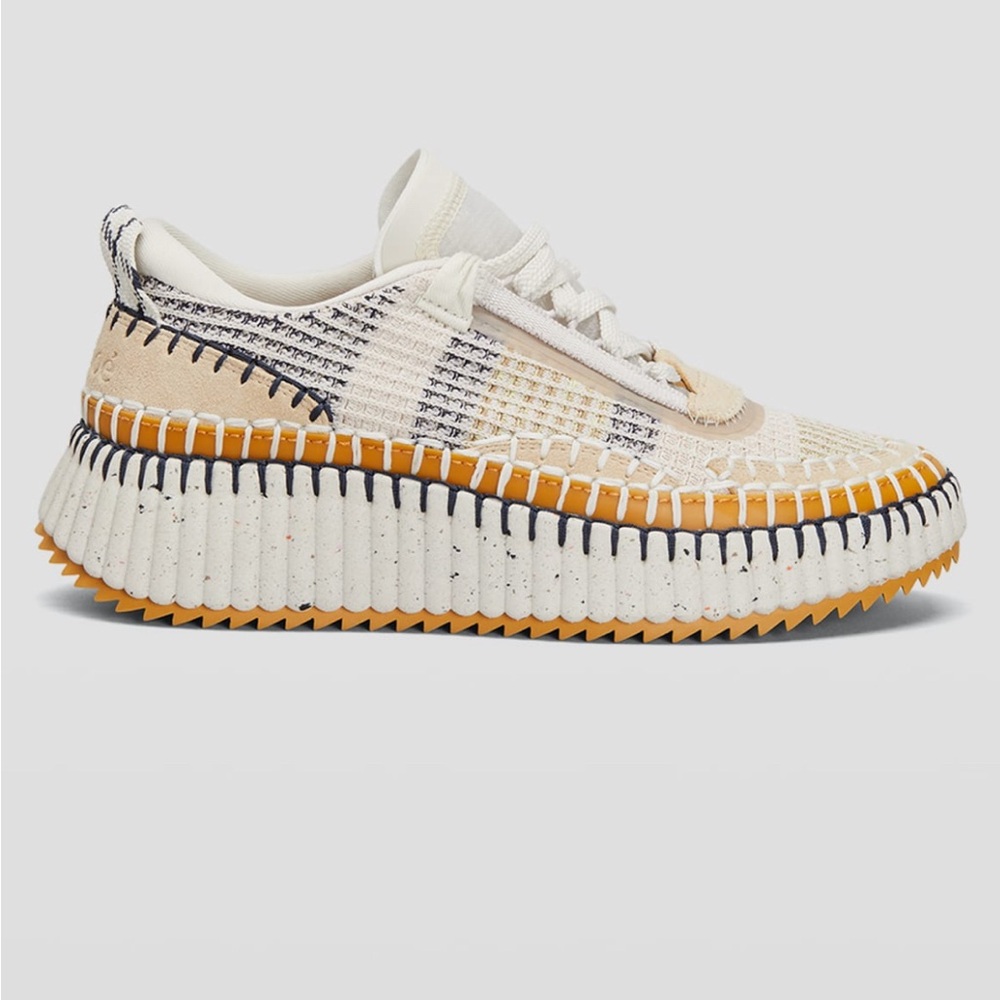 Chloe Nama Walking Sneaker Size 39